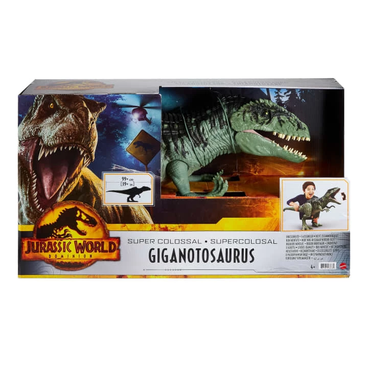 JURASSIC WORLD SUPER COLOSSAL GIGANOTOSAURUS 1 JURASSIC WORLD SUPER COLOSSAL GIGANOTOSAURUS