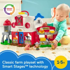 FISHER-PRICE LITTLE PEOPLE CARING FOR ANIMALS FARM -Cheap Boy's Toy Store 160050 A r36e7m