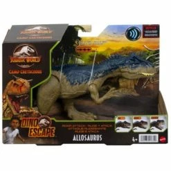 JURASSIC WORLD CAMP CRETACEOUS DINO ESCAPE ROAR ATTACK ALLOSAURUS