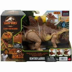 JURASSIC WORLD CAMP CRETACEOUS DINO ESCAPE ROAR ATTACK KENTROSAURUS