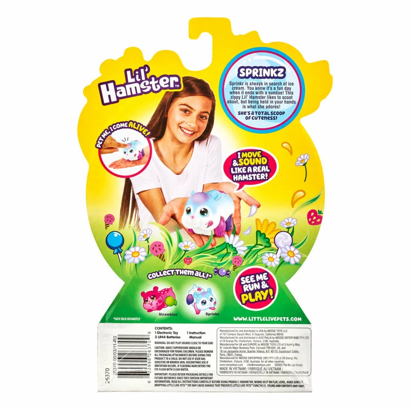 LITTLE LIVE PETS LIL HAMSTER SPRINKZ - Image 3