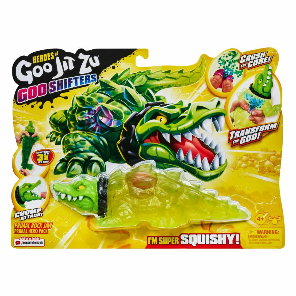 HEROES OF GOO JIT ZU GOO SHIFTERS SERIES 7 PRIMAL HERO PACK PRIMAL ROCK JAW