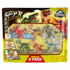 HEROES OF GOO JIT ZU JURASSIC WORLD MINIS MEGA 6 PACK