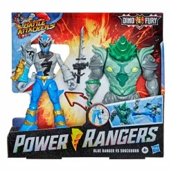 POWER RANGERS DINO FURY BLUE RANGER VS SHOCKHORN