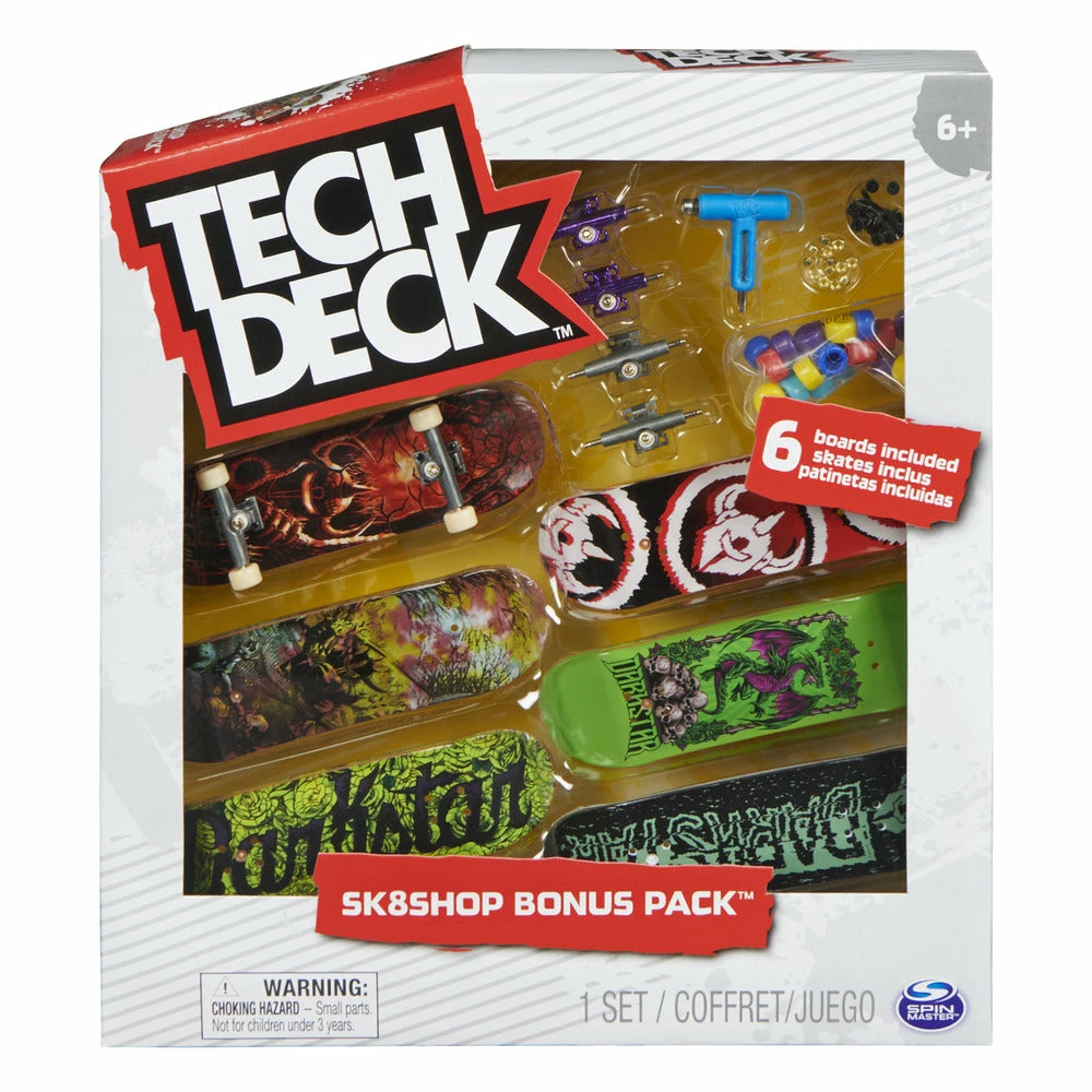 TECH DECK SK8SHOP BONUS PACK ASSORTED STYLES - Image 4