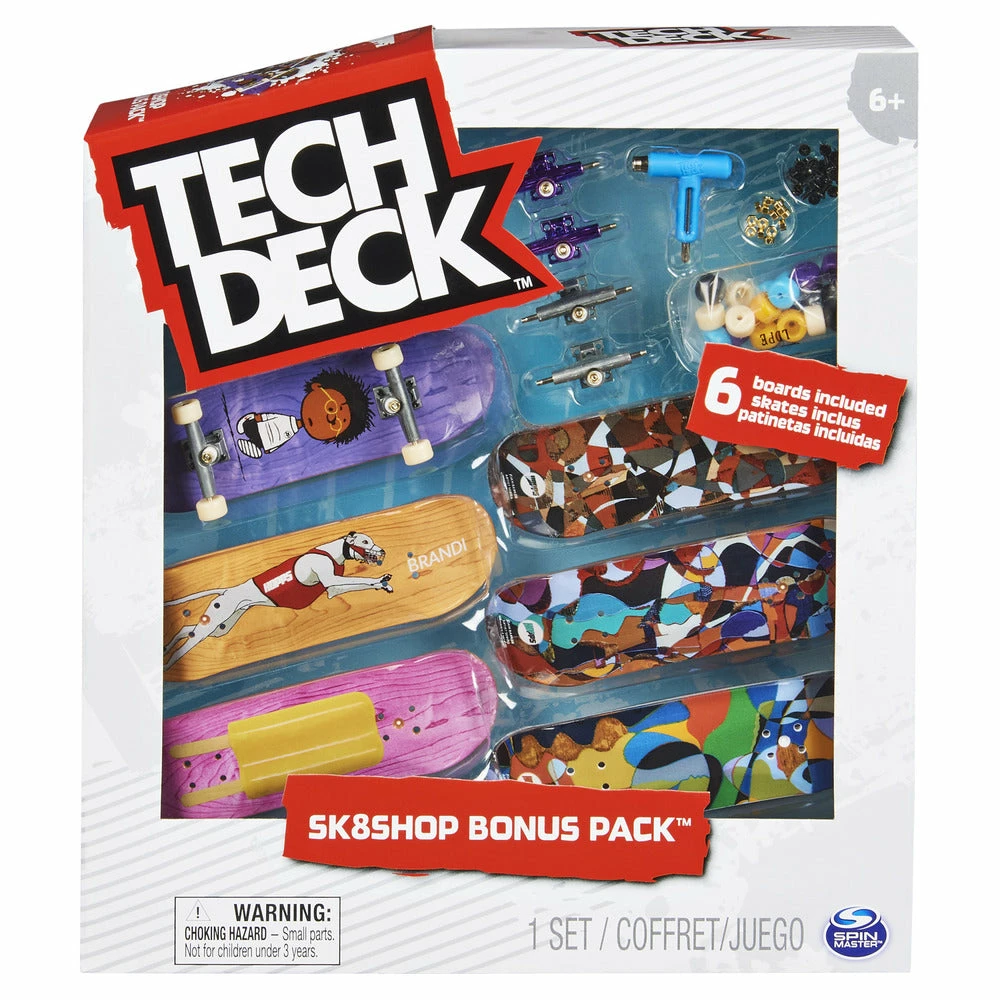 TECH DECK SK8SHOP BONUS PACK ASSORTED STYLES - Image 10