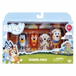BLUEY FIGURINE 4 PACK SERIES 5 SCHOOL PACK