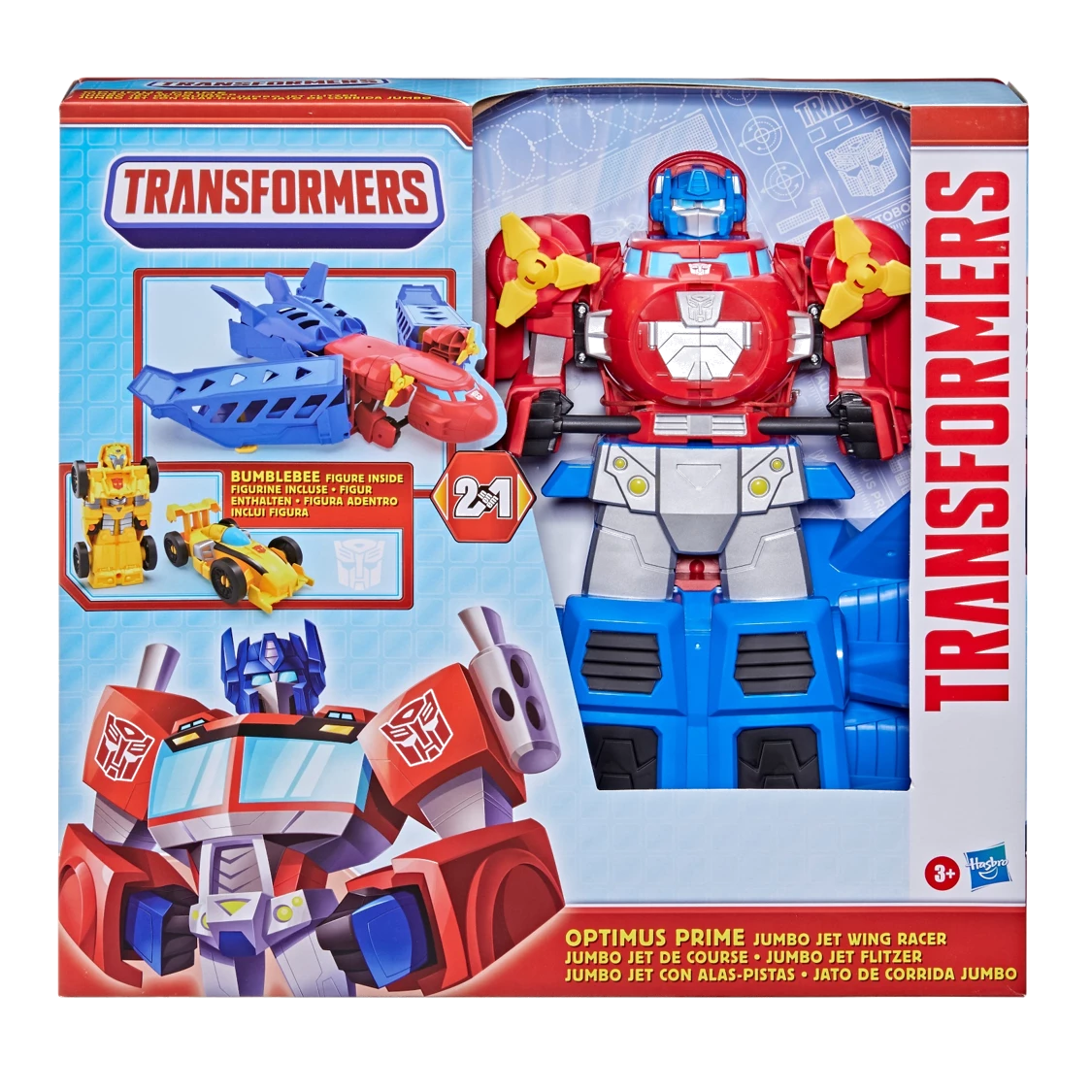 TRANSFORMERS OPTIMUS PRIME JUMBO JET WING RACER 1 TRANSFORMERS OPTIMUS PRIME JUMBO JET WING RACER