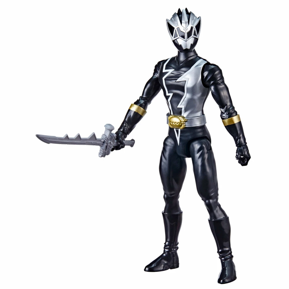POWER RANGERS DINO FURY 12IN BLACK RANGER 2 POWER RANGERS DINO FURY 12IN BLACK RANGER - Image 2