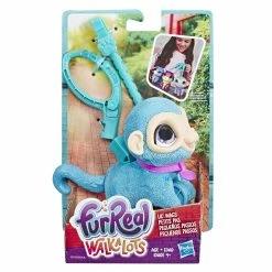 FURREAL FRIENDS WALKALOTS LIL' WAGS BLUE MONKEY