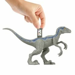 JURASSIC WORLD DOMINION FEROCIOUS PACK VELOCIRAPTOR 'BLUE' -Cheap Boy's Toy Store GWD01 W 22 5