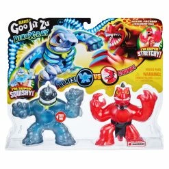 HEROES OF GOO JIT ZU DINO X-RAY SERIES 4 VERSUS PACK THRASH VS VERAPZ