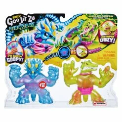 HEROES OF GOO JIT ZU DINO X-RAY SERIES 4 VERSUS PACK TRITOPS VS SHREDZ