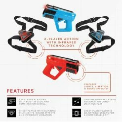 SHARPER IMAGE 2-PLAYER SET ELECTRONIC LASER TAG -Cheap Boy's Toy Store Image3 638uif c9970521 9e59 4047 88ca f1e2a5d7e5ed