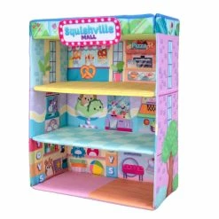 SQUISHMALLOWS SQUISHVILLE LARGE SOFT PLAYSET SQUISHVILLE MALL -Cheap Boy's Toy Store LargeSoftPlayset Mall AMZ SQM0158 3Qrt LeftOP