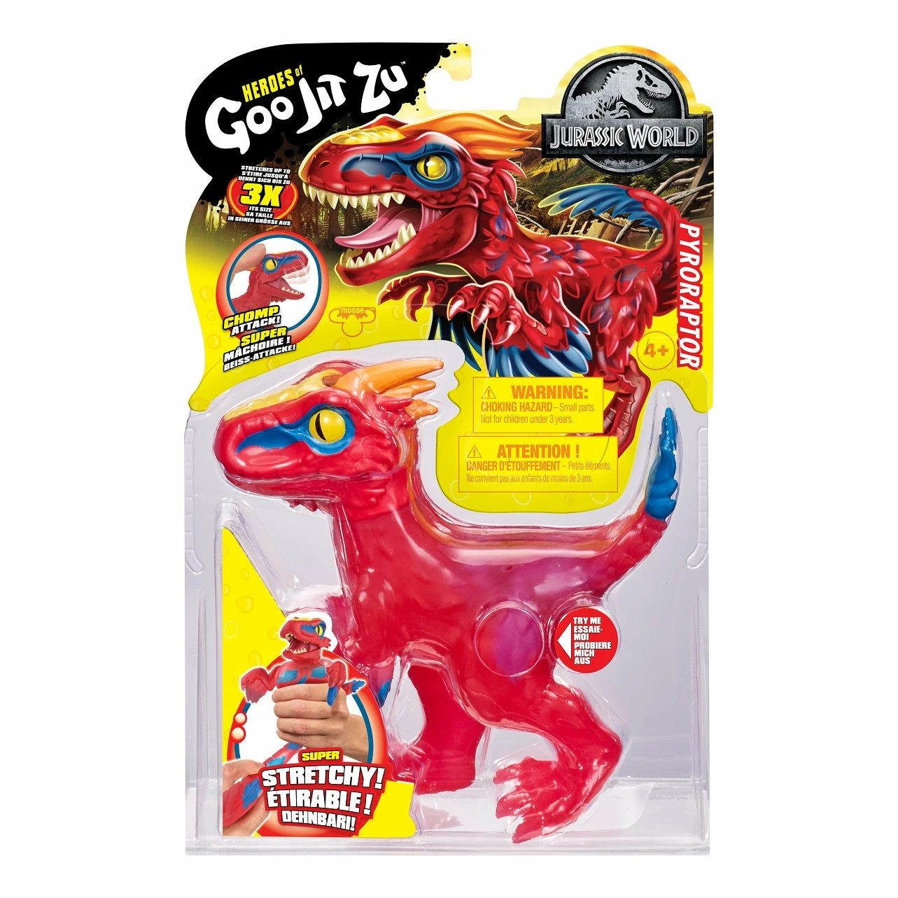 HEROES OF GOO JIT ZU JURASSIC WORLD HERO PACK PYRORAPTOR
