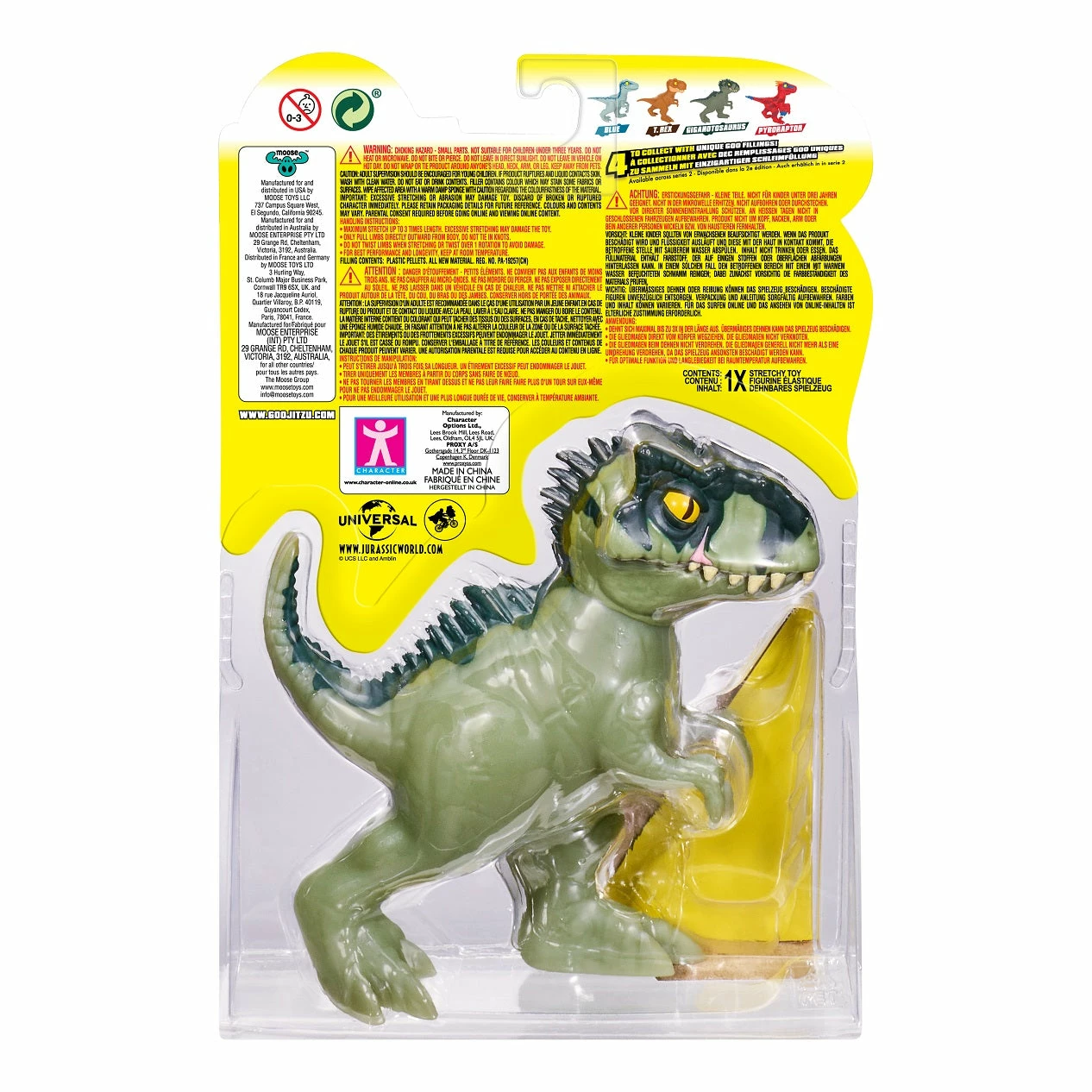 HEROES OF GOO JIT ZU JURASSIC WORLD HERO PACK GIGANOTOSAURUS - Image 2