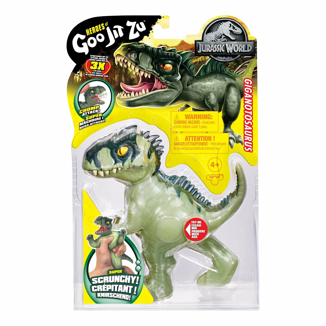 HEROES OF GOO JIT ZU JURASSIC WORLD HERO PACK GIGANOTOSAURUS
