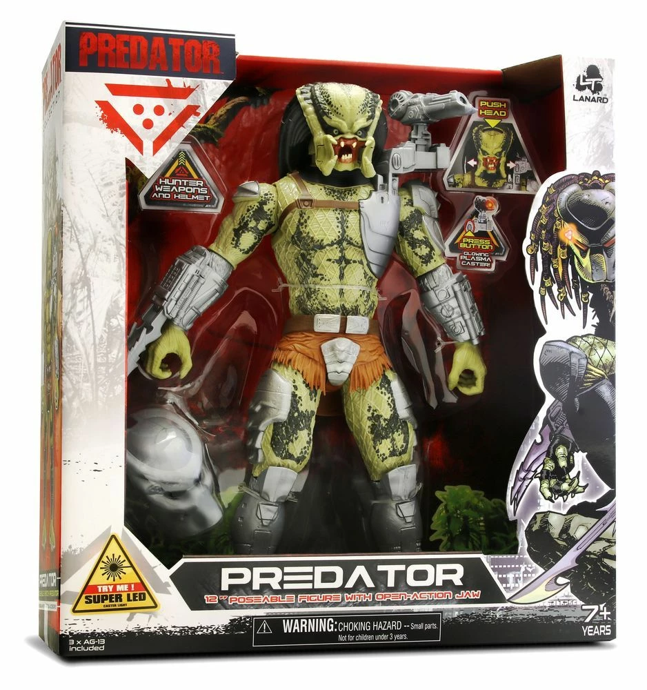 TOYWORLD PREDATOR COLLECTION PREDATOR 12 INCH(30CM) POSEABLE FIGURE WITH OPEN-ACTION JAW 1 TOYWORLD PREDATOR COLLECTION PREDATOR 12 INCH(30CM) POSEABLE FIGURE WITH OPEN-ACTION JAW