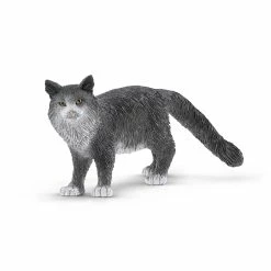 SCHLEICH MAINE COON CAT (GREEN DOT)