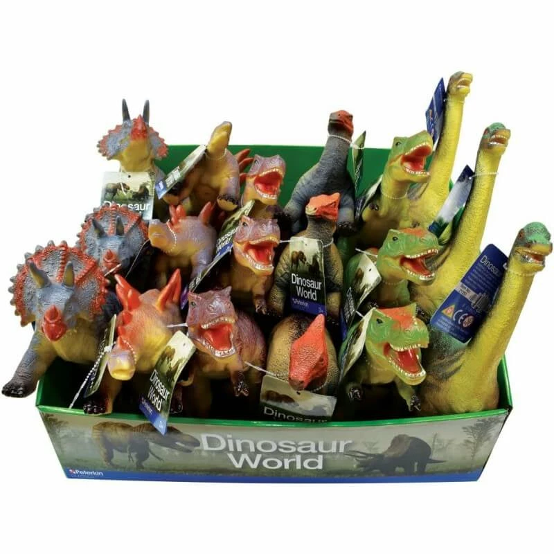 PETERKIN DINOSAUR WORLD SOFT DINOSAURS ASSORTED STYLES 2 PETERKIN DINOSAUR WORLD SOFT DINOSAURS ASSORTED STYLES - Image 2