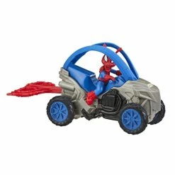 MARVEL SPIDER-MAN RIP N GO VEHICLE SPIDER-HAM -Cheap Boy's Toy Store SPIDERMAN RIP N GO VEHICLE SPIDER HAM 3
