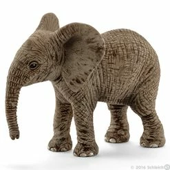 SCHLEICH AFRICAN ELEPHANT CALF (RED DOT)