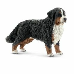 SCHLEICH BERNESE MOUNTAIN DOG FEMALE (RED DOT)