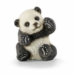 SCHLEICH PANDA CUB PLAYING (GREEN DOT)