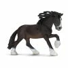 SCHLEICH SHIRE STALLION (BROWN DOT)