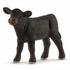 SCHLEICH BLACK ANGUS CALF (RED DOT)