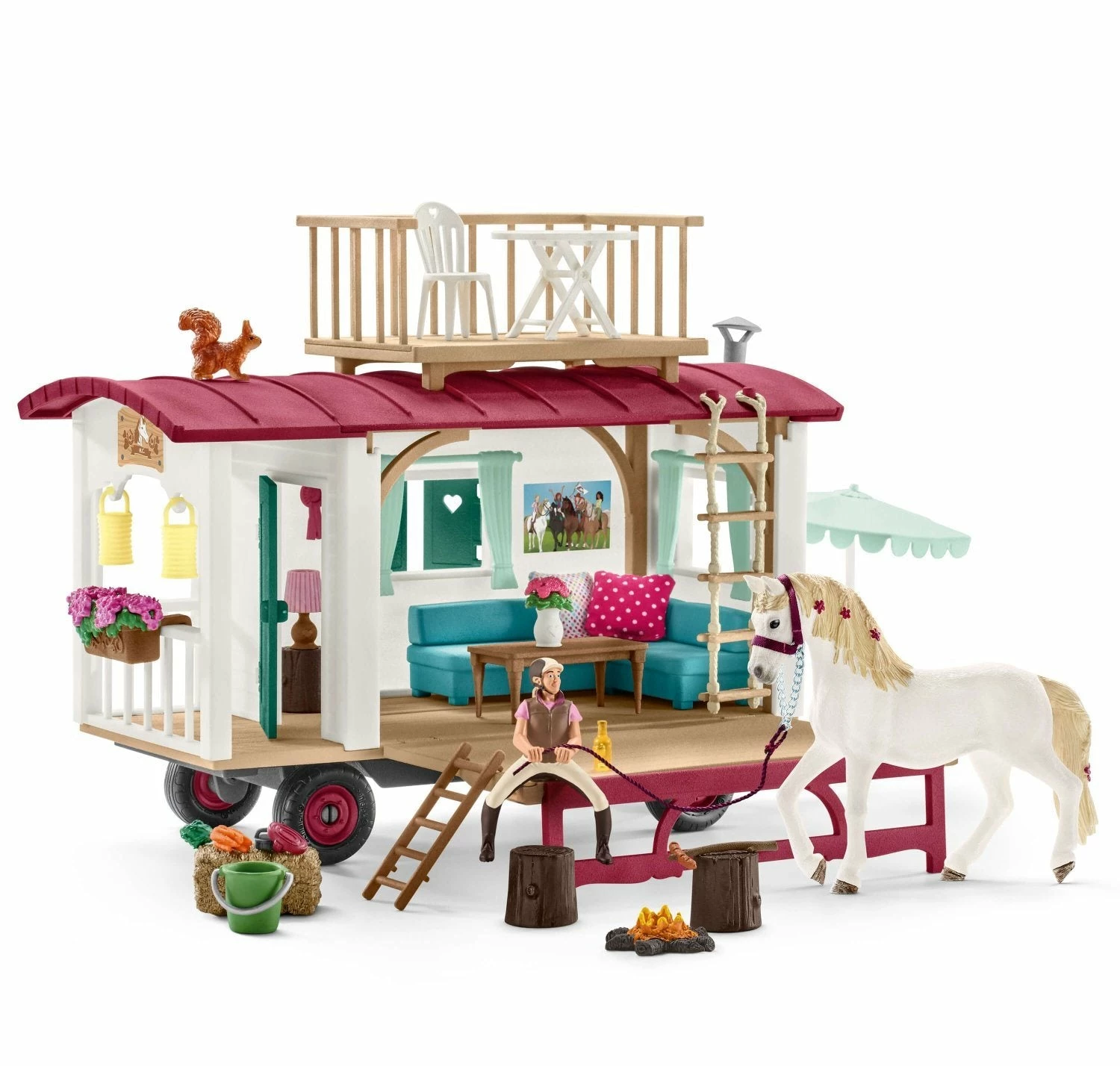 SCHLEICH HORSE CLUB CARAVAN FOR SECRET CLUB MEETINGS
