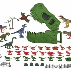 TOYWORLD DINO VALLEY SKULL BUCKET 45 PIECE PLAYSET