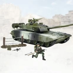 WORLD PEACEKEEPERS 1:18 MAIN BATTLE TANK -Cheap Boy's Toy Store T66261 018859456879 Additional 20Images