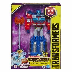TRANSFORMERS CYBERVERSE ULTIMATE CLASS FIGURE ENERGON ARMOR OPTIMUS PRIME