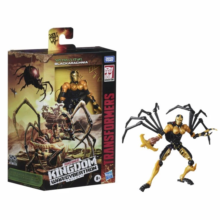TRANSFORMERS WAR FOR CYBERTRON KINGDOM DELUXE CLASS FIGURE BLACKARACHNIA 3 TRANSFORMERS WAR FOR CYBERTRON KINGDOM DELUXE CLASS FIGURE BLACKARACHNIA - Image 3