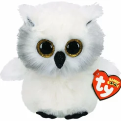 Ty BEANIE BOOS - REGULAR AUSTIN WHITE OWL