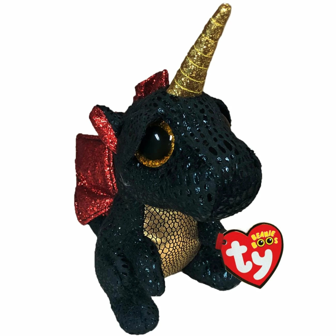 Ty BEANIE BOOS - REGULAR GRINDAL DRAGON WITH HORN 1 Ty BEANIE BOOS - REGULAR GRINDAL DRAGON WITH HORN