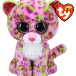 Ty BEANIE BOOS - REGULAR LAINEY PINK LEOPARD