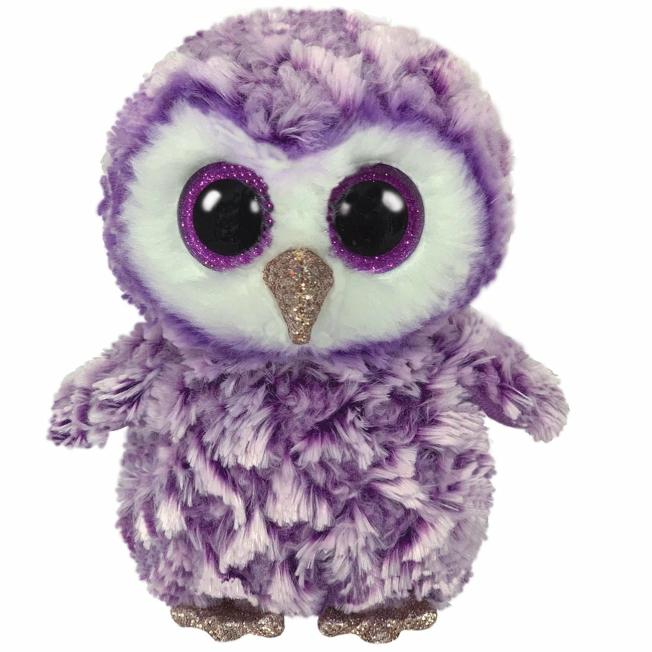 Ty BEANIE BOOS - REGULAR MOONLIGHT PURPLE OWL 1 Ty BEANIE BOOS - REGULAR MOONLIGHT PURPLE OWL