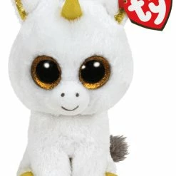 TY BEANIE BOOS - PEGASUS THE WHITE UNICORN