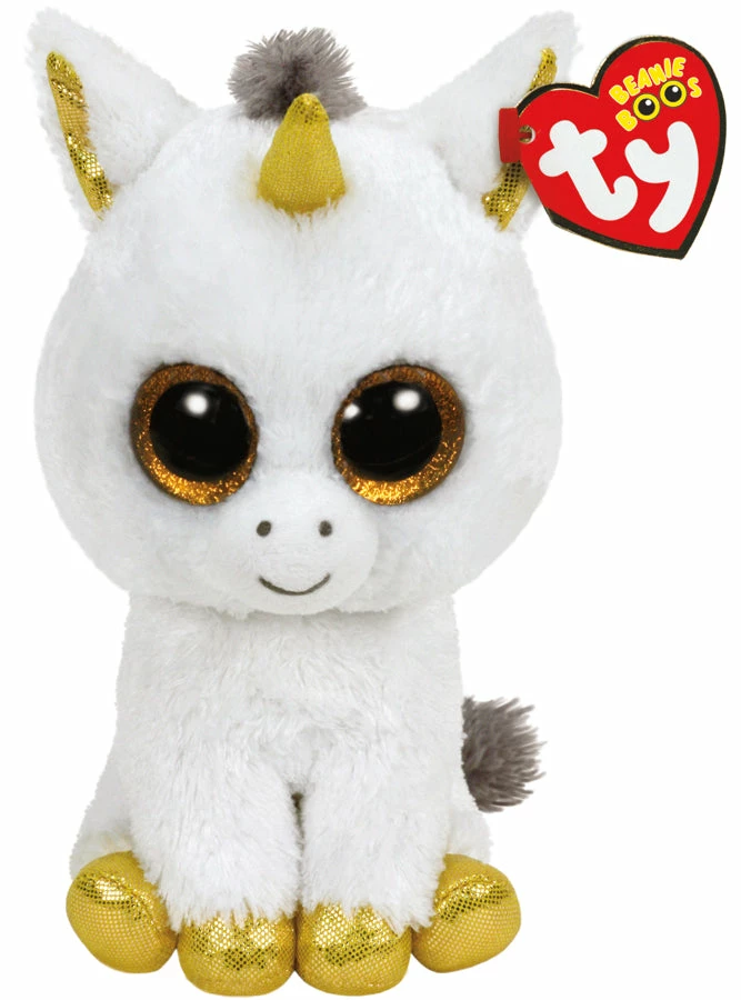 TY BEANIE BOOS - PEGASUS THE WHITE UNICORN 1 TY BEANIE BOOS - PEGASUS THE WHITE UNICORN