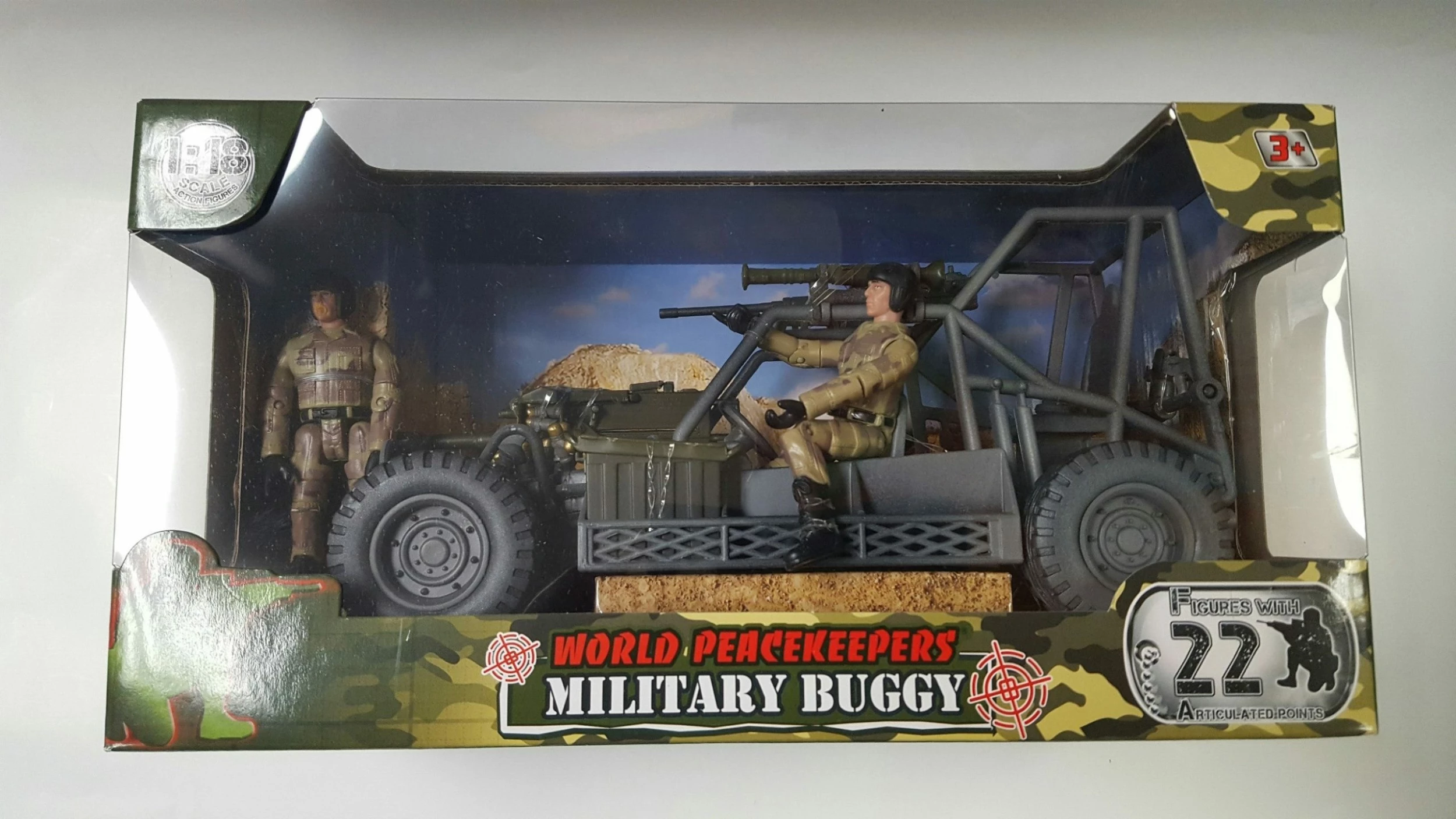 WORLD PEACEKEEPERS 1:18 MILITARY BUGGY 1 WORLD PEACEKEEPERS 1:18 MILITARY BUGGY