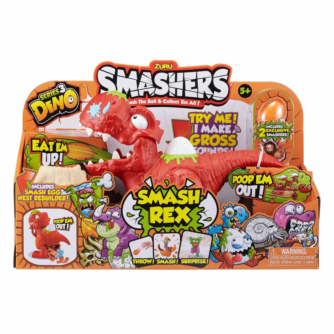 ZURU DINO SMASHERS SMASH REX PLAYSET 1 ZURU DINO SMASHERS SMASH REX PLAYSET
