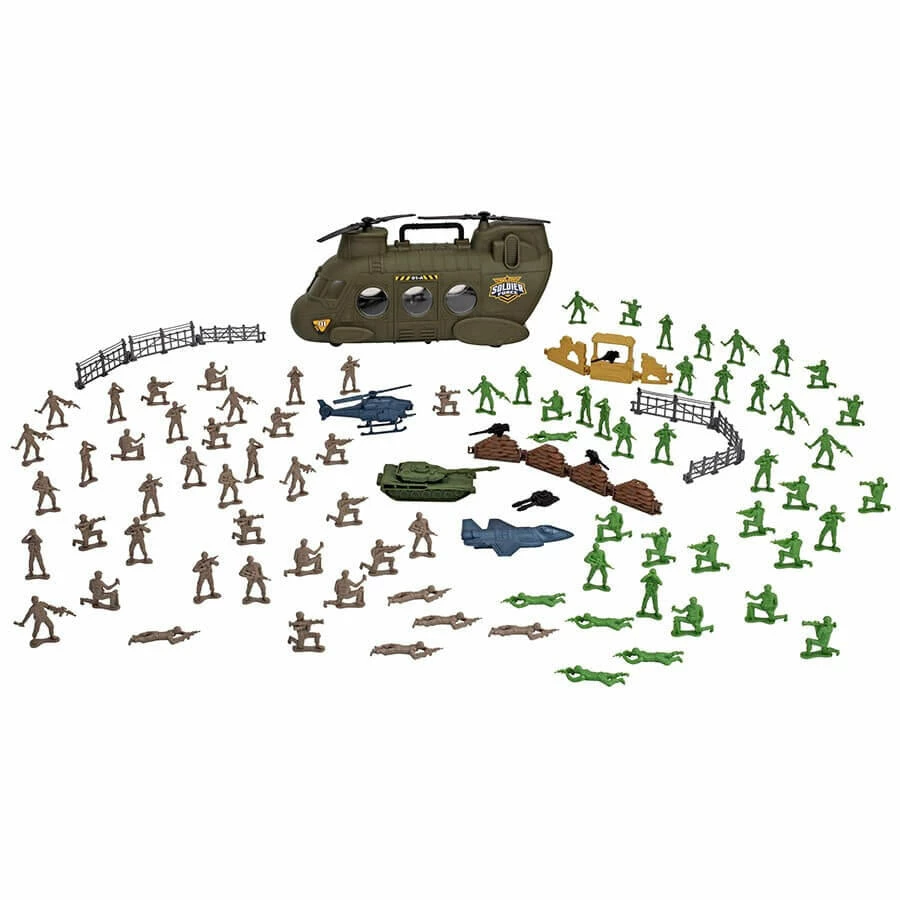 TOYWORLD SOLDIER FORCE 100 PIECE CHINOOK PLAYSET 2 TOYWORLD SOLDIER FORCE 100 PIECE CHINOOK PLAYSET - Image 2