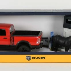 BRUDER RAM POWER WAGON WITH HORSE FLOAT